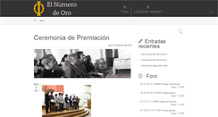 Desktop Screenshot of elnumerodeoro.cl