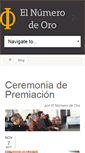 Mobile Screenshot of elnumerodeoro.cl